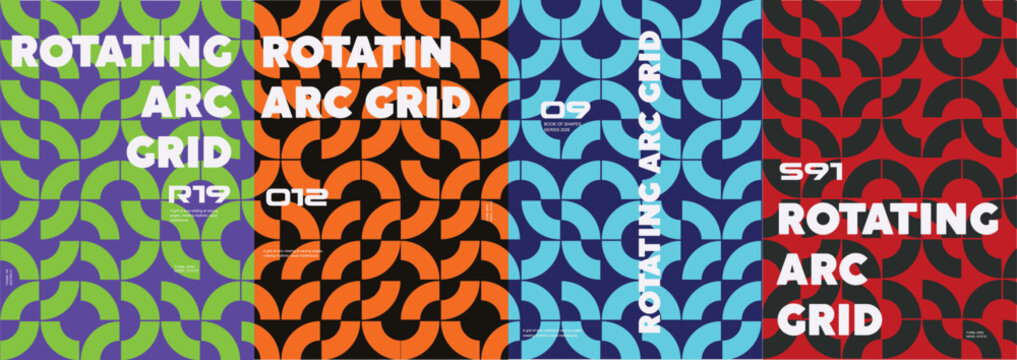 Retro geometric seamless pattern in op art design. Vector illustration.
