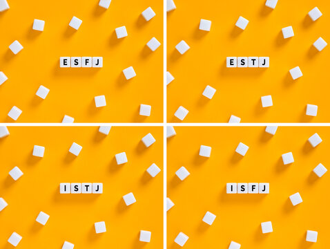 Identifying different personality types from Myers Briggs Indicator