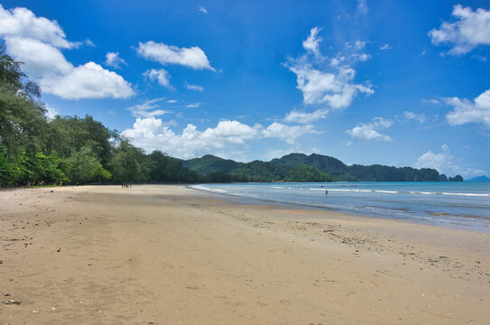 Low Tide Seascape at Noppharat Thara Beach, Krabi, Thailand