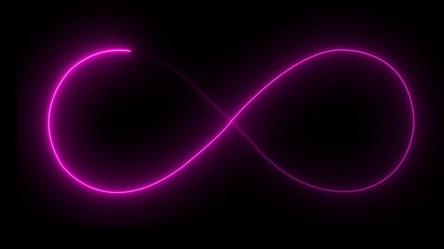 infinity neon looping animated icon infinity neon icon animated 4k