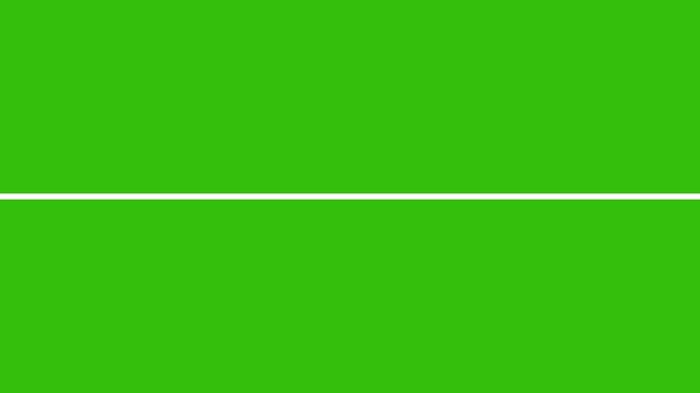 Arrow on green screen