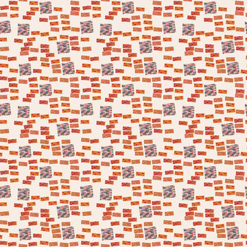 Pattern of Stylized Bricks