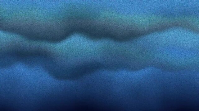 Static noise television fuzz analog screen glitch loop blue footage