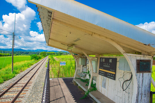 くま川鉄道の旧川村駅