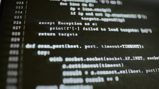 Python function tests ports with socket connections