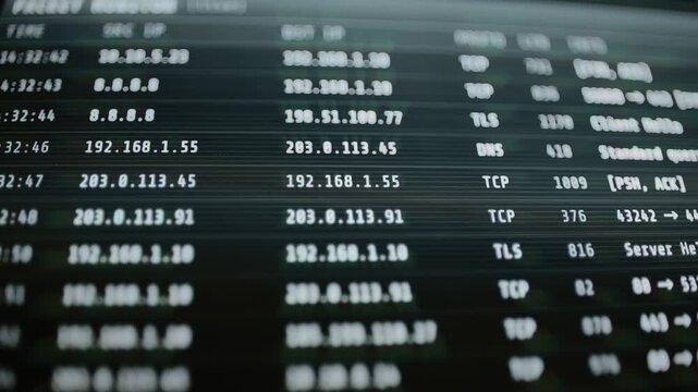 Network traffic monitor streams protocols and connection records