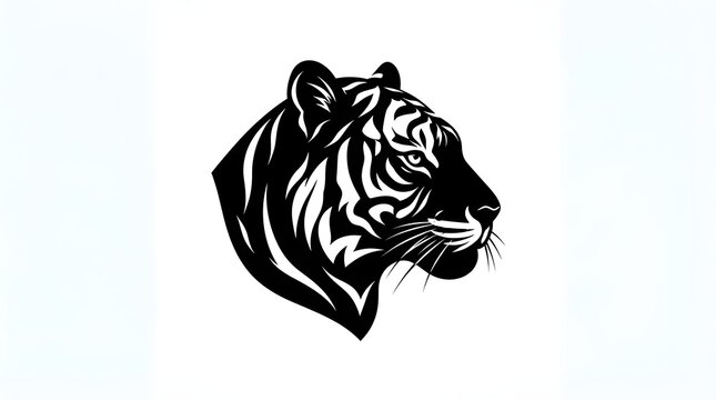 tiger head vector