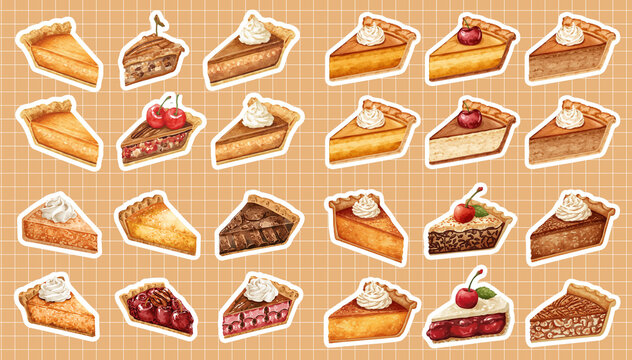 Stiker Aneka Kue Pai
