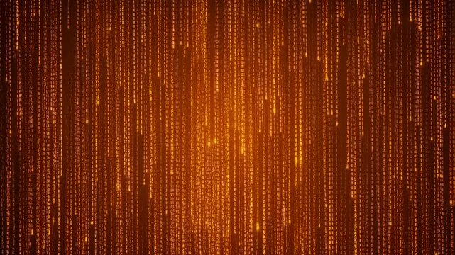 Abstract Background Featuring Flowing Particles and Glowing Light Patterns in Warm Tones, Perfect for Creating a Captivating Visual Experience in Digital Art and Design