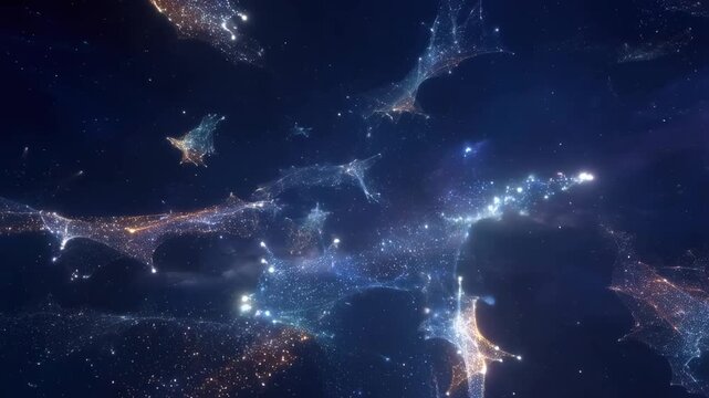 A Stunning Cosmic Journey Through the Mystical Universe: Explore the Glittering Stars and Ethereal Patterns Creating a Celestial Dance Across the Night Sky