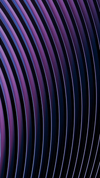 Abstract purple and blue flowing curved wave pattern illustration