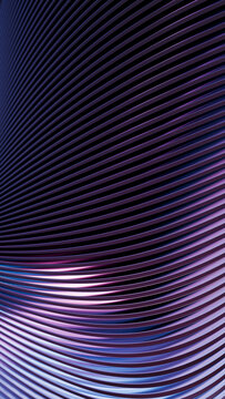 Abstract wave pattern with curved purple and blue lines digital