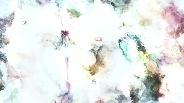 抽象的な水彩画のモーショングラフィックス背景