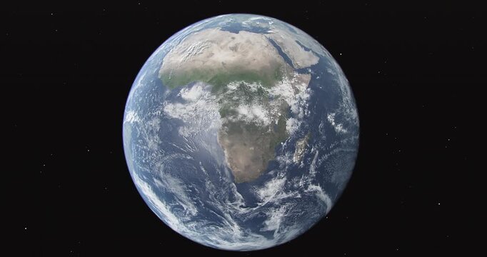 Earth from Space with the African Continent
