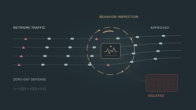 Zero-Day Exploit Defense with Behavioral Traffic Inspection and Threat Isolation, Seamless 4K Loop