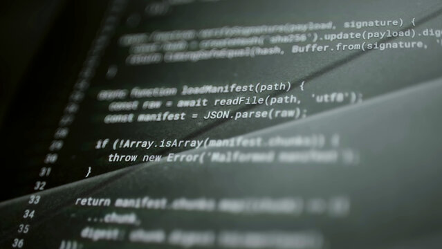LoadManifest function reading and validating JSON