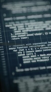 Retry function reconnects with exponential backoff timing