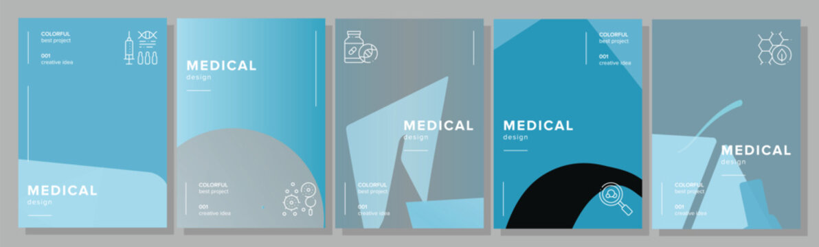 Clear bland mailshot medical abstract geometric a4 poster. invite eye, asset collection, elegant journal, innovation burnt vector medical background illustration