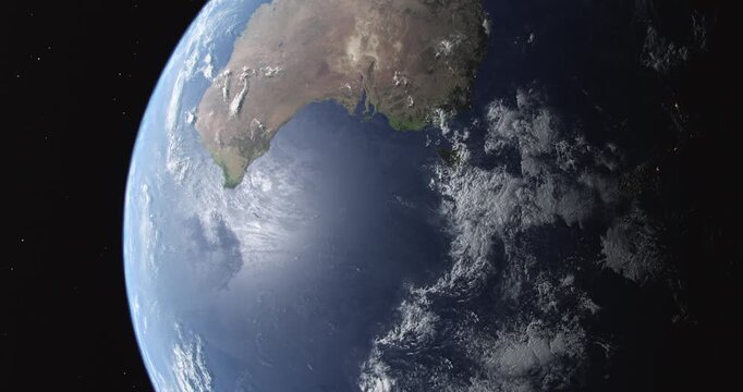 Earth from Space with the Australian Continent