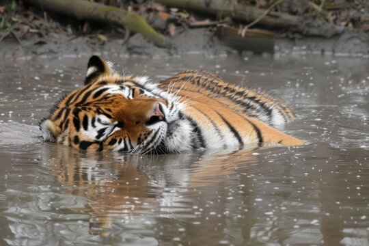 Bengal tiger, photograph of the animal