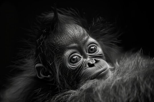 Orangutan, photograph of the animal