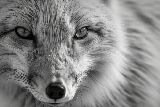 Arctic fox, photograph of the animal, wildlife