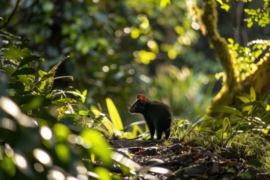 Tasmanian devil, photograph of the animal