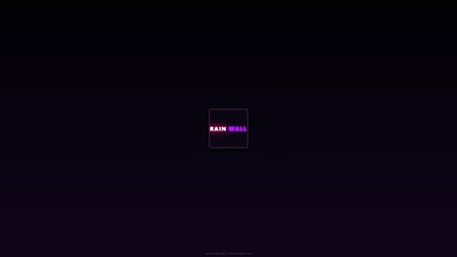 Digital Abstract Cube with Neon Glow and Particles on Dark Background | Futuristic Tech Intro