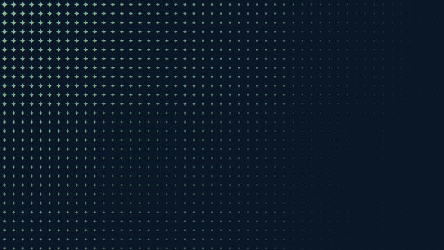 Halftone star pattern background with gradient effect and copy space for commercial design projects