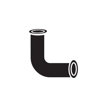 Elbow pipe icon plumbing pipeline joint fitting
Elbow pipe icon for plumbing pipeline and pipe joint fitting connection.