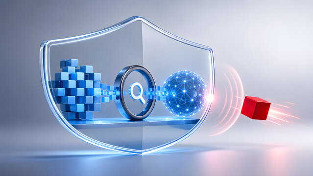 Shield protecting a search and language model pipeline
