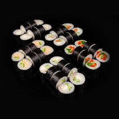 Gourmet Large Assorted Maki Sushi Platter Set © Дмитрий Ульянов