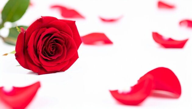  Rose isolated on white background 