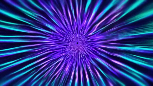 キラル光学膜の波動が深遠な空間を波状に層状化するサイバー背景動画