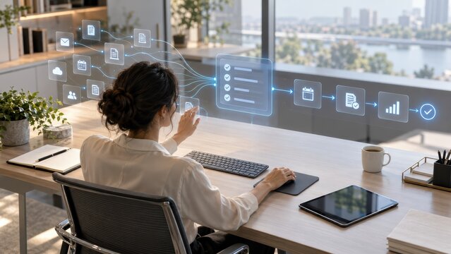 AI Simplifies Complex Office Workload into Organized Business Process