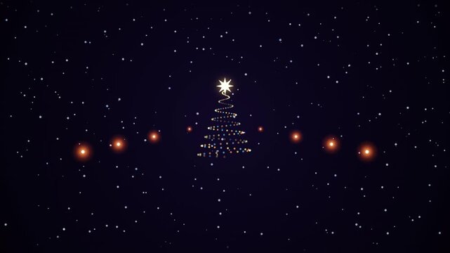  This seamless motion graphic features an abstract procedural volumetric ink vortex on a deep black background. Vibrant multicolored glowing dotted trails and curved light lines swirl outward from a c