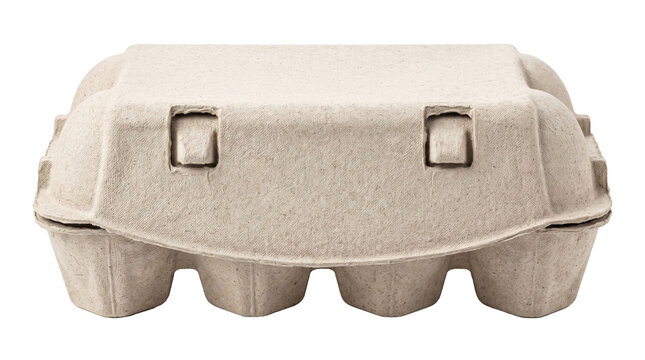Biodegradable molded pulp paper egg carton box