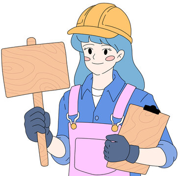 labor character cartoon illustration