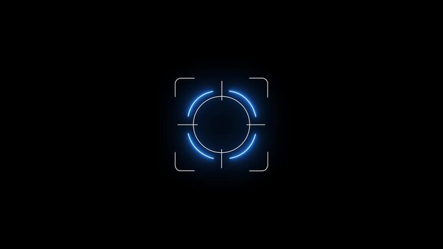 Business growth and marketing target concept. target market, market segmentation, audience, demographics, business.4k animation Motion graphics of target people concept on black screen.