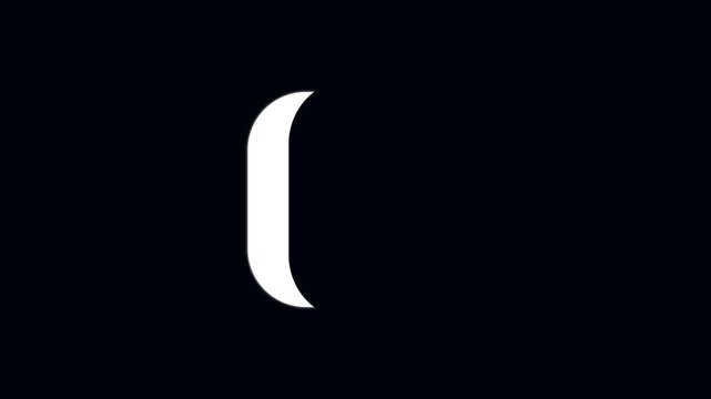 Curved line animation flows with smooth minimalist trajectories. Contemporary abstract vector graphic designs define curved line animation. Modern presentations use line.