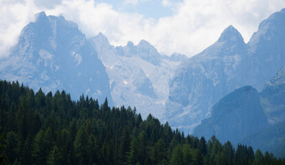 Fototapeta premium dolomite alps in italy, Tre Cime