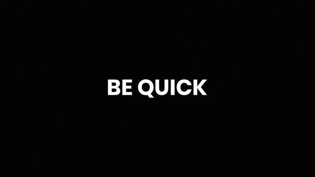 Be Quick Dynamic Sliced Text Animation for Immediate Action Prompts