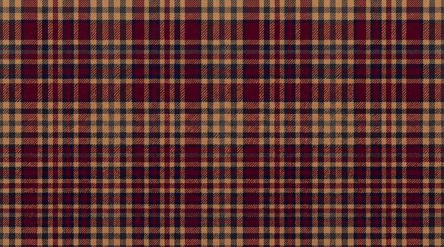 Warm autumnal fall plaid pattern textile background