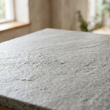 Stone countertop surface texture empty in bright modern kitchen interior room