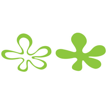 Floral pattern vector icon background