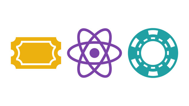 Web development featuring a badge react logo node.js ring programming symbols node js icon technology icons coding illustration developer badge javascript framework