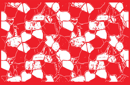 Colorful vector illustration of stone paving