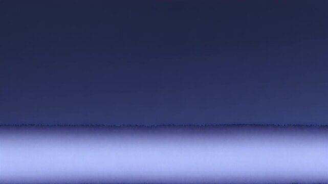 Indigo ink lower third on Transparent Background