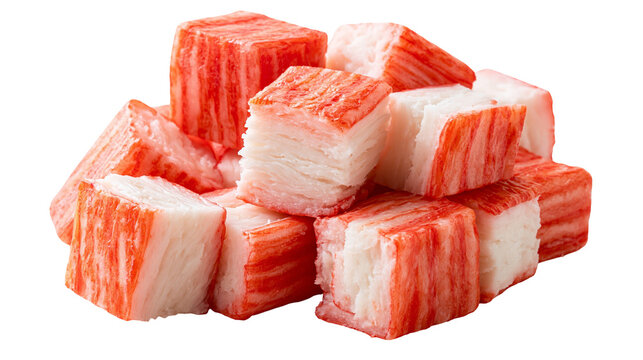 Diced surimi crab meat sticks cubes