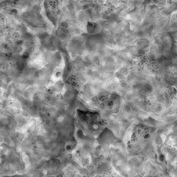 4K Seamless Alien Terrain Displacement Texture for Sci-Fi Environments